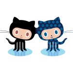 Joined at the head, two octocats attached